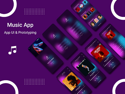 Music App | App UI app app ui app ui design music app ui uidesign uiux uiuxdesign