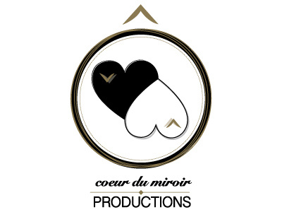 Ô coeur du miroir PRODUCTIONS design illustrator logo « graphic design » « yin yang