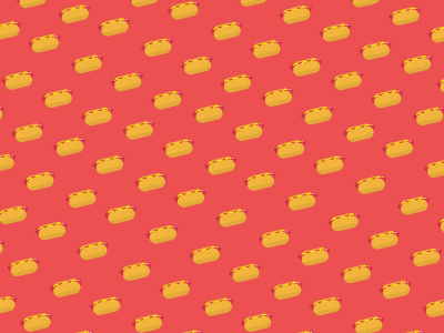 Hot Dog Pattern food foodies illustrator mosaïque pattern « hot dog »