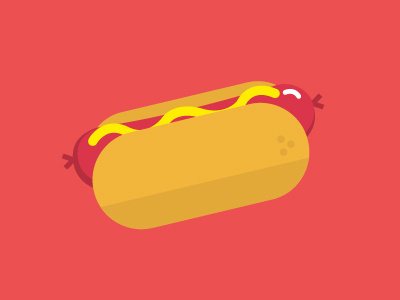 Hotdog food foodies icone illustrator junk « fast food » « hot dog »