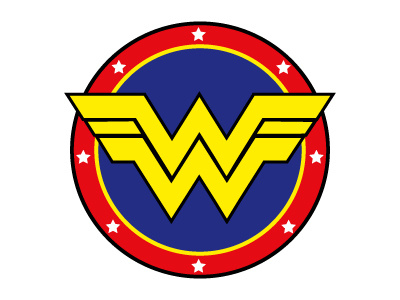 Wonder Woman Pin comics dc illustrator pin superheroette wonder woman