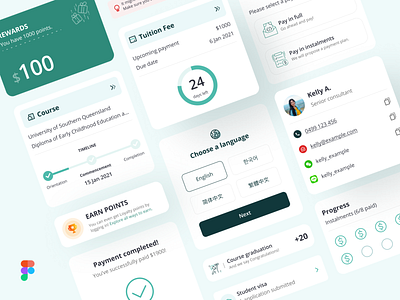 UI Components for Student App