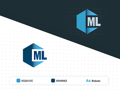 ML Logo Concept 2d 3d adobe illustrator branding design graphic design illustration logo