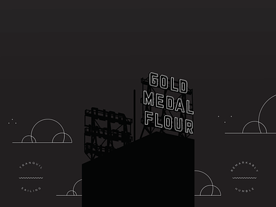 Gold Medal Flour design graphic design illustration minimal minneapolis type typography vector