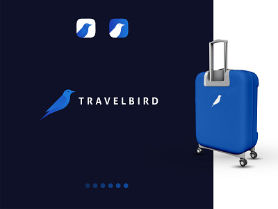 TravelBird- A Logo Design for a Travel App app bird logo blues brand design brand identity branding branding design design icon illustration logo logodesigns travel app traveling ui vector visual identity