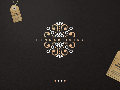 Branding - Henna Artistry Logo Concept brand design brand identity branding branding design creative logo design design app illustration logodesign typography vector