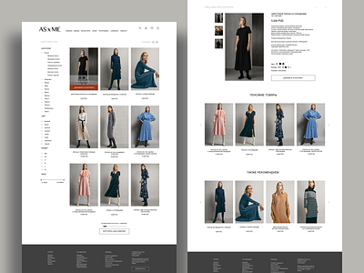 Online Clothing Store branding clothing design e commerce ecommerce graphic design minimal online shop online store ui ux web webdesign website