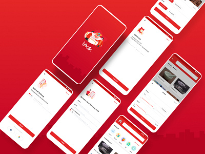 Mobile App Loak adobe cleandesign figma illustration loak ui uidesign uimobile uiux ux