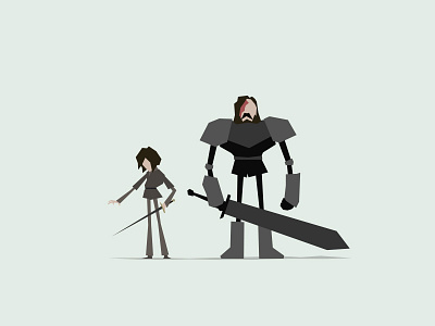 Arya and The Hound