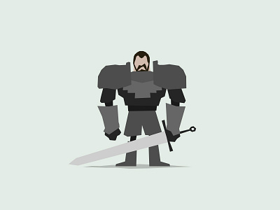 The Mountain character design game of thrones gregor clegane illustration the mountain