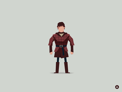 Podrick character design game of thrones illustration podrick