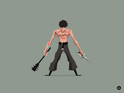 Ramsay character design game of thrones illustration ramsay vector