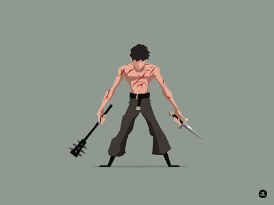 Ramsay character design game of thrones illustration ramsay vector