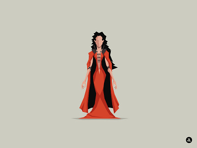 Ellaria Sand character design game of thrones illustration vector