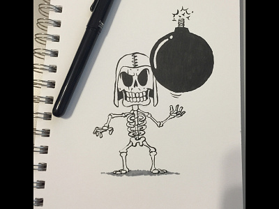 Inktober Day 09 doodle drawing illustration ink inktober inktober2015 sketch