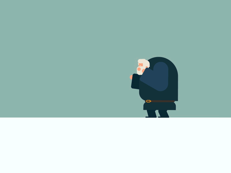 Hodor vs Wight after effects animation character design game of thrones gif hodor illustration loop motion skeleton vector