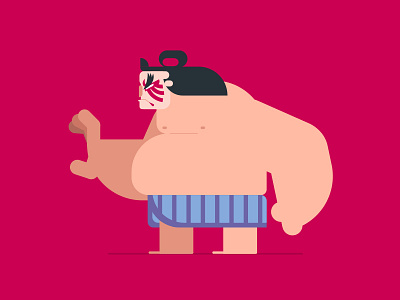 E. Honda capcom character design e honda illustration street fighter vector video game