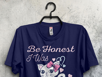 Be honest i was crary before the cats branding design illustration typography vector