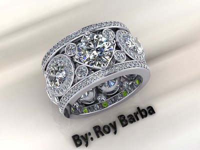 Right hand ring design 3d model 3d rendering jewelry design luxury rhinoceros v ray