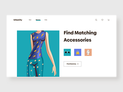 Urbanity - Fashion Website 2d 3d 3dicon clean design fashion flat illustration minimal modern store store design storefront typography vogue website