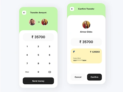 Ready Money - Finance App 2d 3d clean finance finance app financial fintech fintech app green illustration minimal money payment payment app transaction typography