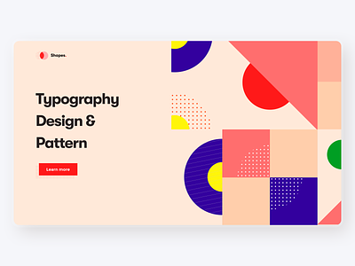 Typography & Patterns - Designer Website