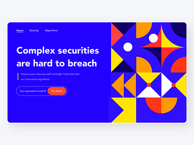 Typography & Patterns - Security Website