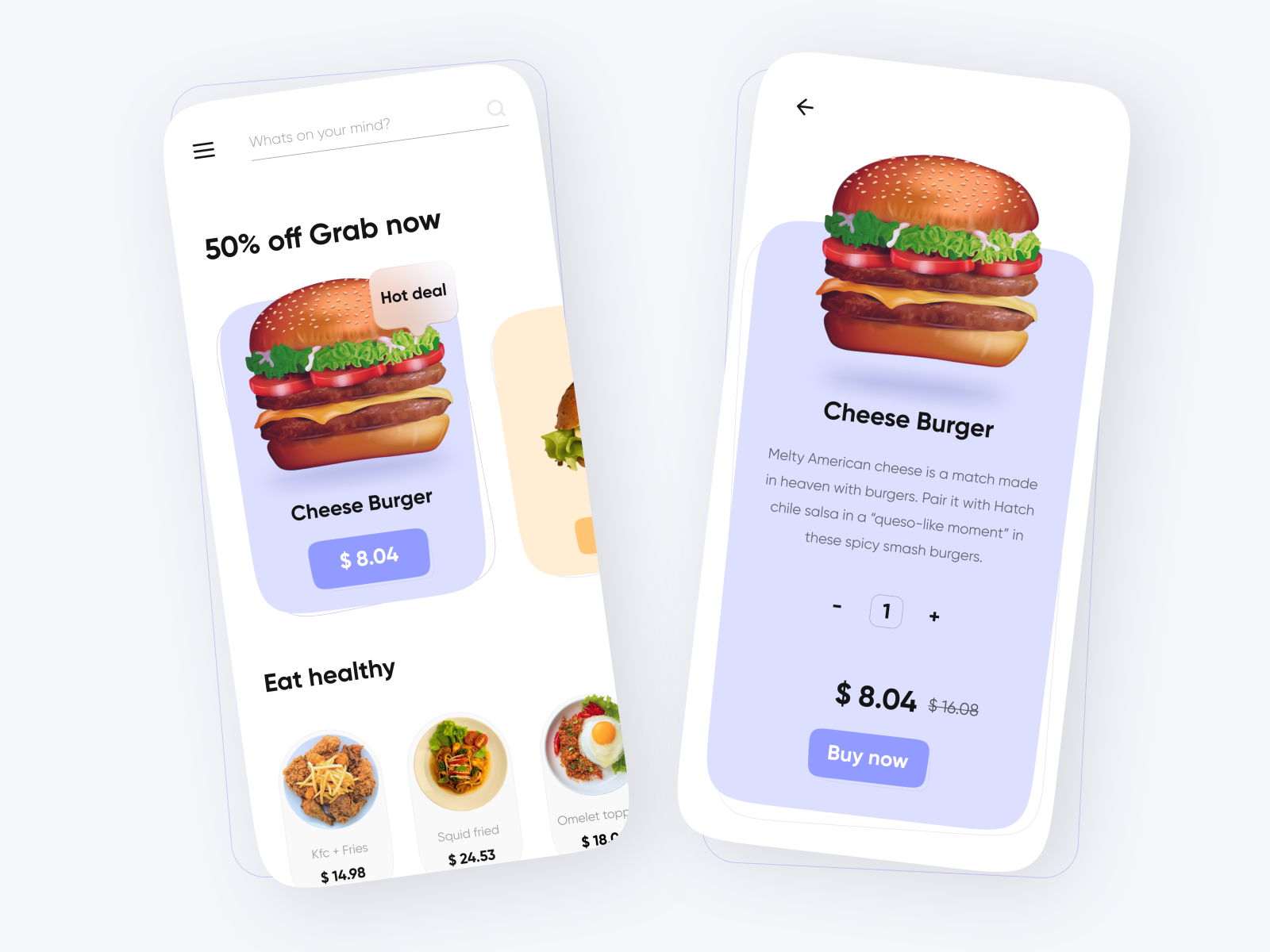 Tastly - Food App 2d 3d clean drinks food food and drink food app foodie foodtech minimal modern online food order snacks typography