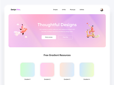 Design Vibe - Design resources website
