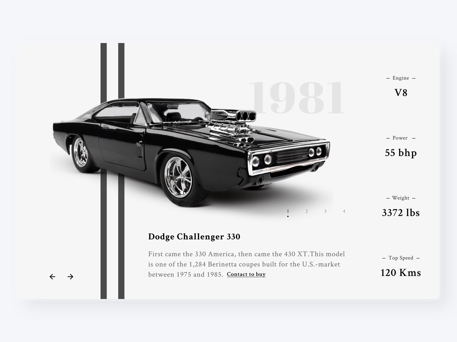 Vintage - Car Sales Website by Crazydes - UX UI Design Studio on Dribbble