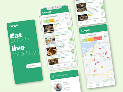 Veggly - find your nearest eating space