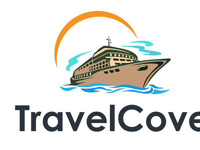 TravelCove logo logo design logos