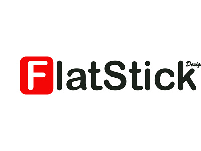 FlatStick logo logo design logos