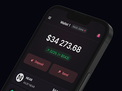 Crypto Wallet - NFT app application blockchain crypto cryptocurrency ios market marketing nft wallet