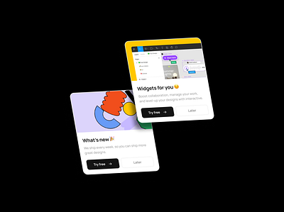 Notifications app apps design digital kit modal modal window notification pop up service services ui ui kit ui8 update updates ux web webdesign