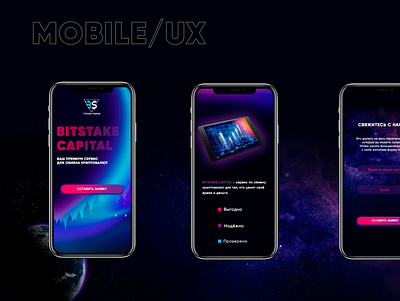 BITSTAKE CAPITAL branding design minimal mobile design ui ux web