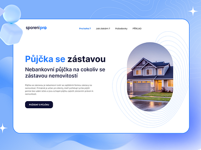 Půjčka se zástavou design minimal web website