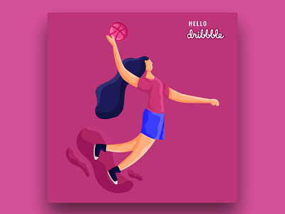 Hi dribbble friends! app branding debut debutshot design dribbble flat illustration shot ui uiux vector web