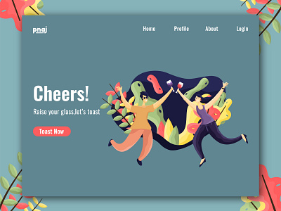 Cheers! agency app design designs graphicdesign illustration illustrations ui uiux web web design website