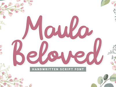 Maula Beloved - Handwritten Script Font