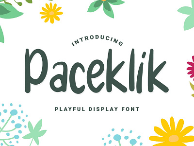 Paceklik - Playful Display Font