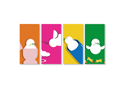 The peace dove gained weight branding design flat illustration minimal poster