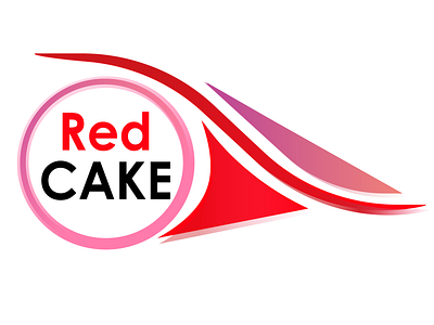 logo online dating branding cake dating flat icon line logo minimal online red shadow smoothness vector