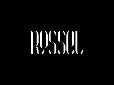 Rossel branding design typography