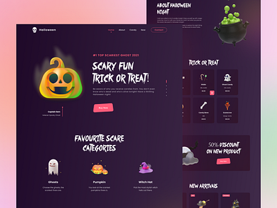 Halloween Special Landing Page