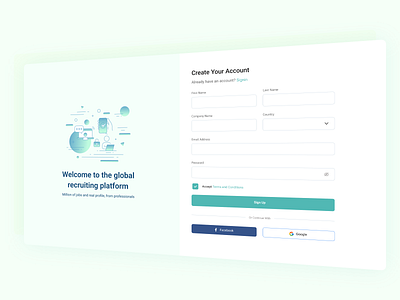 Sign Up Page Concept clean ui creative design fullpage design illustration login minimal responsive design sign in sign up ui uidesign uiinspiration uitrends ux uxdesign uxrules uxtrends web application web design website