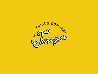 La Teresa - Retro Logotype Lettering branding design lettering logotype typography visual identity