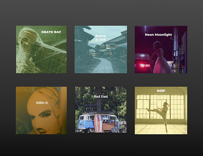 Spotify Covers design figma ui