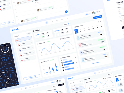 Posted | Social Network Scheduler casestudy dashboard dashboarddesign design facebook instagram media post scheduler sharing social socialmedia socialmediaplatforms socialnetwork socialnetworkscheduler uidesign uxdesign uxuidesign