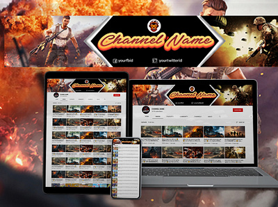 Creative And Unique Gaming YouTube Banner design gaming youtube banner youtube youtube banner youtube channel youtube channel art youtube thumbnail
